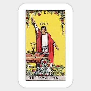 The Magician, Raider Waite tarot, Divination Tarot Sticker